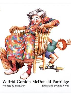 英文原版 Wilfrid Gordon Mcdonald Partridge 威威找记忆 梅·福克斯经典儿童绘本 英文版 进口英语原版书籍