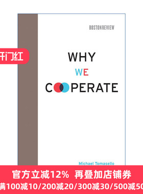 英文原版 Why We Cooperate (The MIT Press) Michael Tomasello