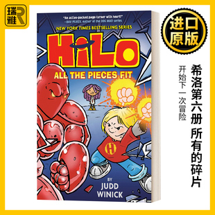 所有 Fit Hilo 碎片 英文原版 The 漫画 All 儿童漫画 Pieces 儿童精装 希洛第六册