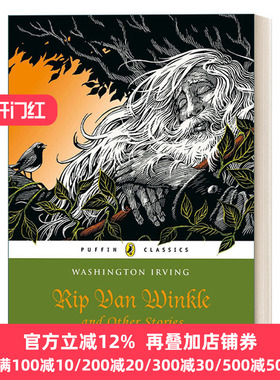 英文原版 Rip Van Winkle and Other Stories Puffin