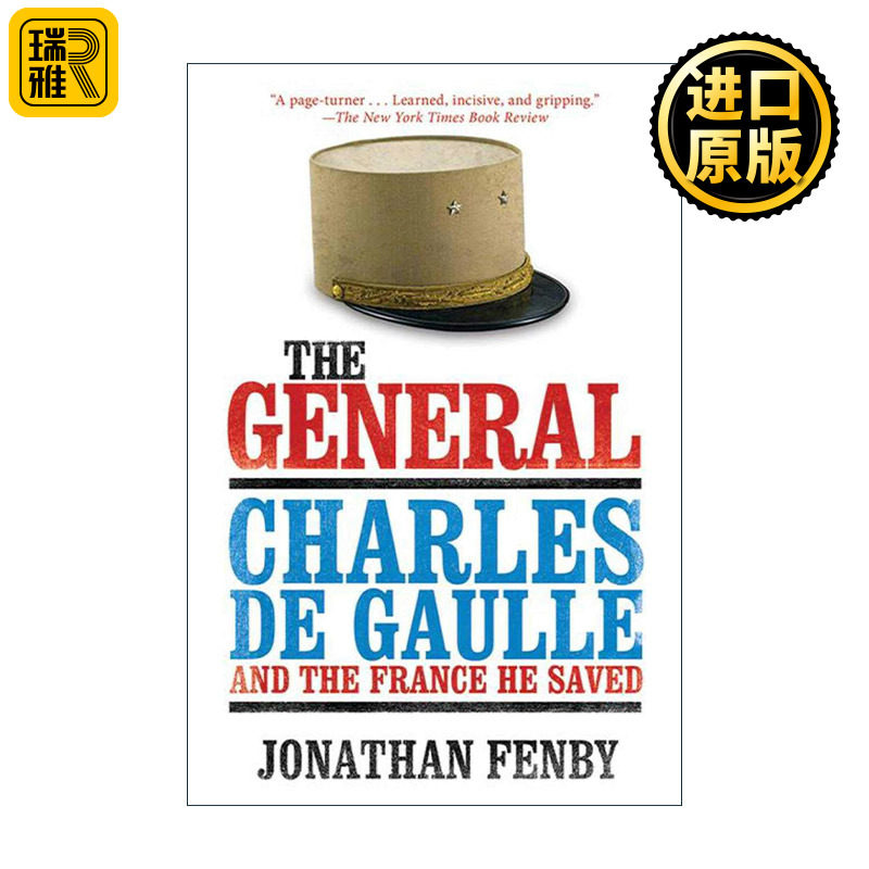 英文原版 The General 将军 戴高乐及其拯救的法国 乔纳森·芬比 英文版 进口英语原版书籍