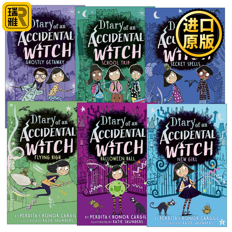 英文原版 Diary of an Accidental Witch 意外女巫日记系列6册 儿童章节桥梁故事书 Perdita Cargill 英文版 进口英语原版书籍