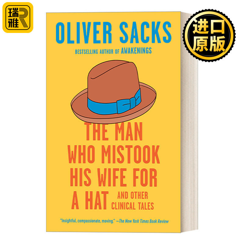 英文原版 The Man Who Mistook His Wife for a Hat 错把妻子当帽子:以及其他临床故事 神经科学传记 Oliver Sacks