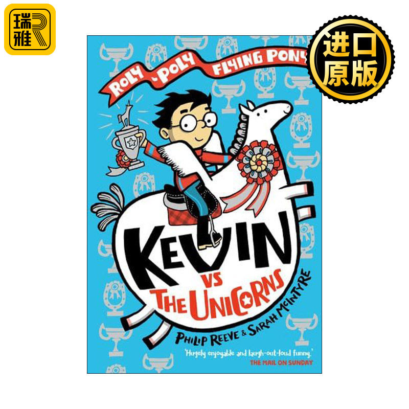 英文原版 Kevin Vs the Unicorns a Rolypoly Flying Pony Adventure 凯文大战独角兽 飞马奇遇记 英文版 进口英语原版书籍