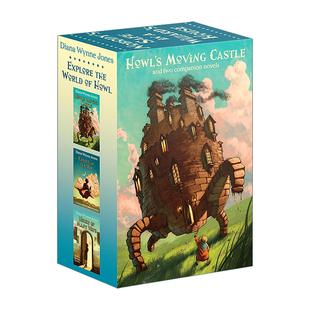 哈尔 书籍 进口英语原版 英文版 移动城堡3册盒装 Set Boxed Howl World 英文原版