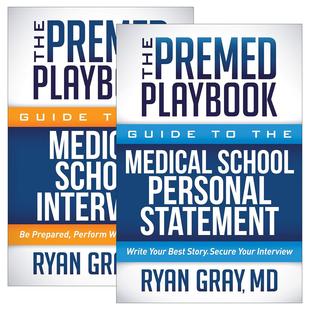 英文原版 The Premed Playbook Guide 医学院面试指南2册 MCAT备考 大学成功申请建议 英文版 进口英语原版书籍