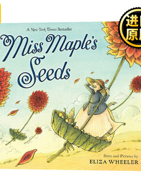 枫小姐的种子 英文原版 Miss Maple's Seeds 科普绘本 Eliza Wheeler 英文版 进口英语原版书籍
