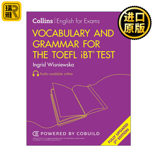 英文原版 Vocabulary and Grammar for the TOEFL iBT Test 新托福词汇和语法 改革版第三版 含在线音频 英文版 进口英语原版书籍