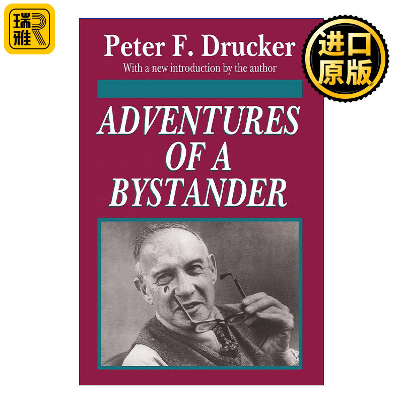 英文原版 Adventures of a Bystander 旁观者 管理大师杜拉克回忆录 英文版 进口英语原版书籍