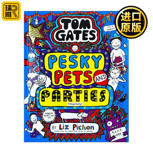 英文原版 Tom Gates 24 Pesky Pets and Parties 汤姆盖茨系列 英文版 进口英语原版书籍