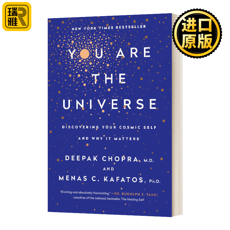 你是宇宙英文原版 You Are the Universe发现你的宇宙自我及其重要性英文版 Deepak Chopra, MD, FACP进口英语原版书籍