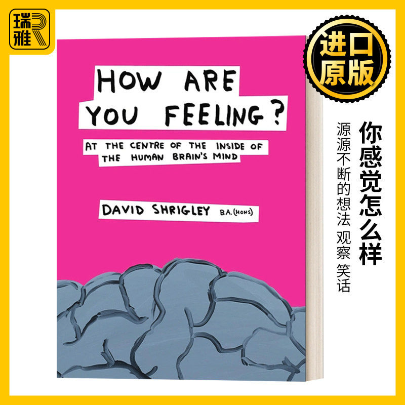 英文原版 How Are You Feeling? 你感觉怎么样 英国幽默漫画家大卫·史瑞格里 英文版 David Shrigley 进口英语原版书籍