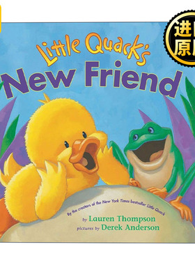 Little Quack's New Friend  小鸭子的新朋友 纸板书