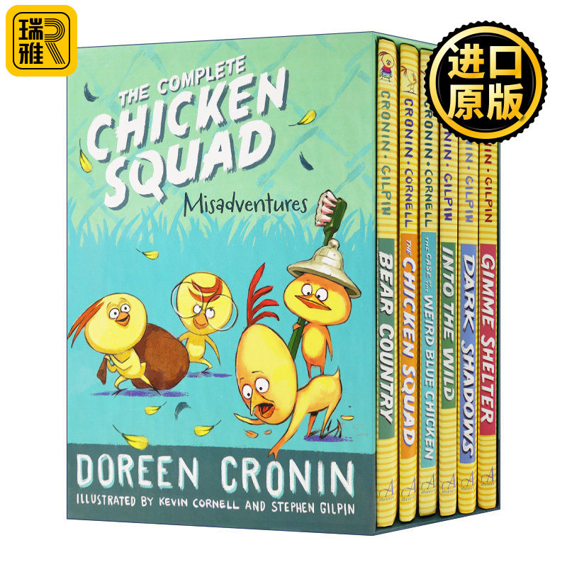The Complete Chicken Squad Misadventures 小鸡特工队1-6 套装 精装