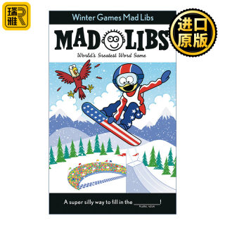 Winter Games Mad Libs 冬日游戏 疯狂填词游戏 英文原版