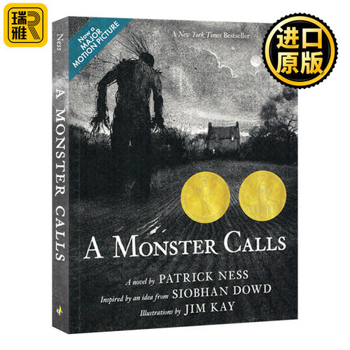 当怪物来敲门插画版英文原版