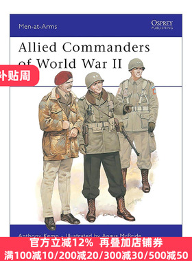 英文原版 Allied Commanders of World War II 二战盟军指挥官 历史上的军队系列 英文版 进口英语原版书籍
