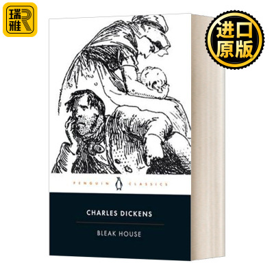 荒凉山庄 黑经典 英文原版 Bleak House 英文版 Charles Dickens  纯全英文版正版原著进口英语书籍