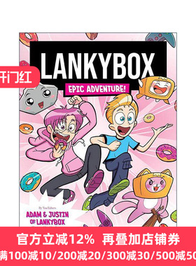 英文原版 Epic Adventure 传奇冒险 油管知名频道LankyBox二人组漫画 英文版 进口英语原版书籍