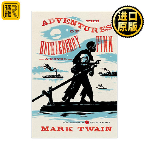 英文原版 The Adventures of Huckleberry Finn 哈克贝利·芬历险记 马克·吐温 英文版 进口英语原版书籍