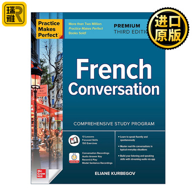 英文原版 Practice Makes Perfect French Conversation 熟能生巧 法语对话 第3版 英文版 进口英语原版书籍