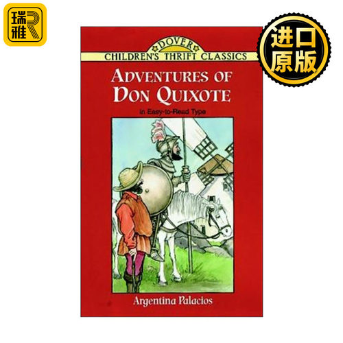 英文原版 Adventures of Don Quixote 堂吉诃德历险记 Argentina Palacios 英文版 进口英语原版书籍
