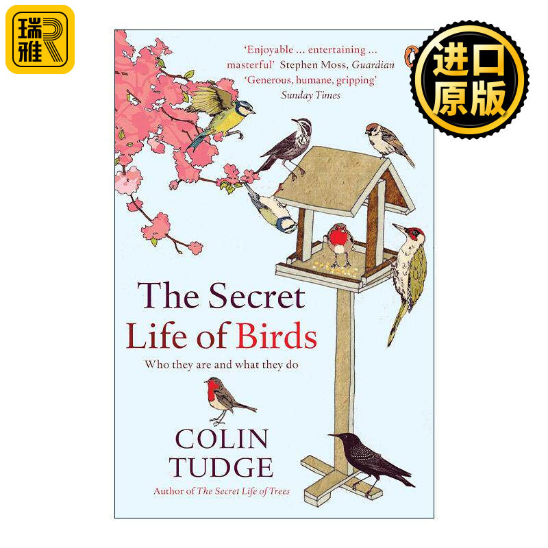 英文原版 The Secret Life of Birds 走进鸟类的隐秘世界 身份与行为探秘 Colin Tudge 英文版 进口英语原版书籍