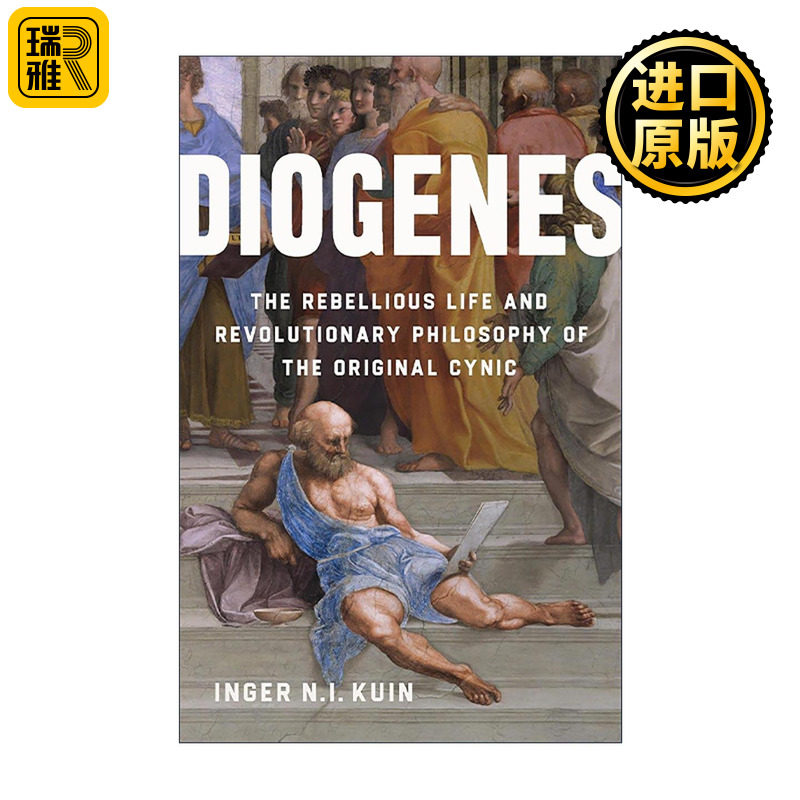 英文原版 Diogenes 第欧根尼 不羁人生与颠覆思想 犬儒学派始祖的哲学之路 精装 英文版 进口英语原版书籍