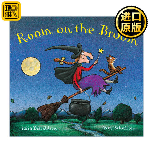 Room on the Broom 女巫扫帚排排坐 儿童绘本 万圣节读物 Julia Donaldson 插画Axel Scheffler