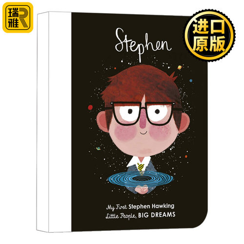 小人物大梦想 史蒂芬霍金 英文原版 Stephen Hawking My First Stephen Hawking 儿童职业启蒙绘本 英文版 进口英语书籍