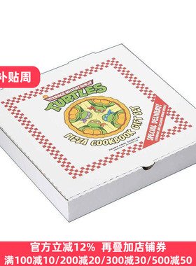 英文原版 The Teenage Mutant Ninja Turtles Pizza Cookbook Gift Set 忍者神龟 变种时代 披萨烹饪书礼品套装 精装 附送官方围裙