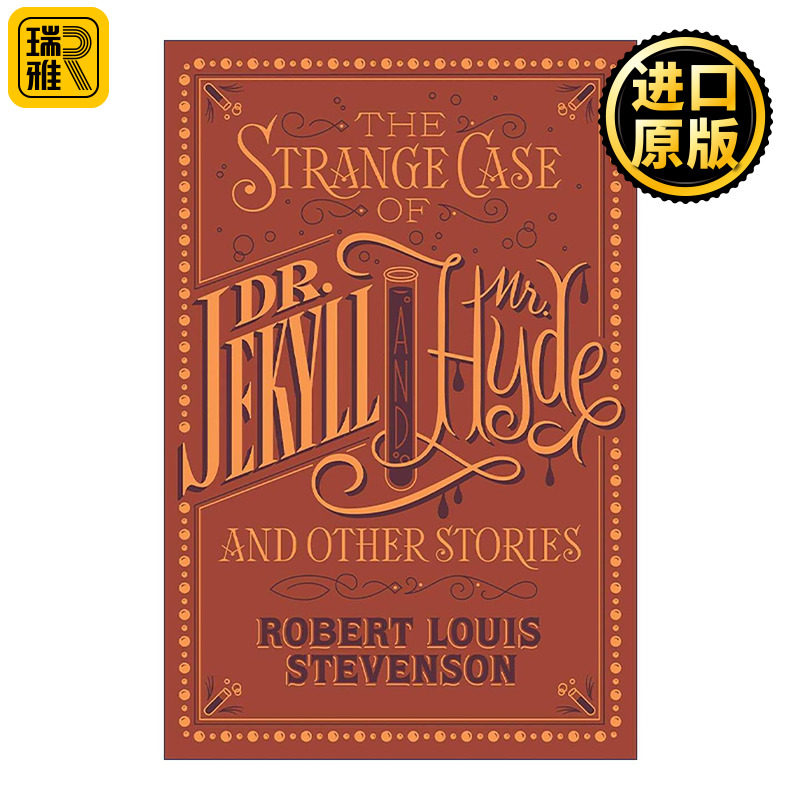 英文原版 Strange Case of Dr. Jekyll & Mr. Hyde 化身博士 皮革精装收藏版 巴诺经典 英文版 进口英语原版书籍