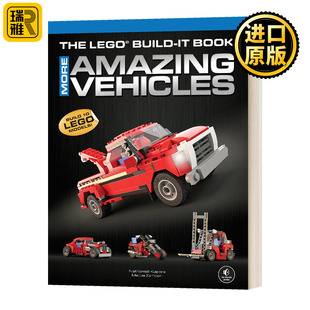 More 书籍 Build 进口英语原版 Vehicles Amazing Vol Book LEGO The