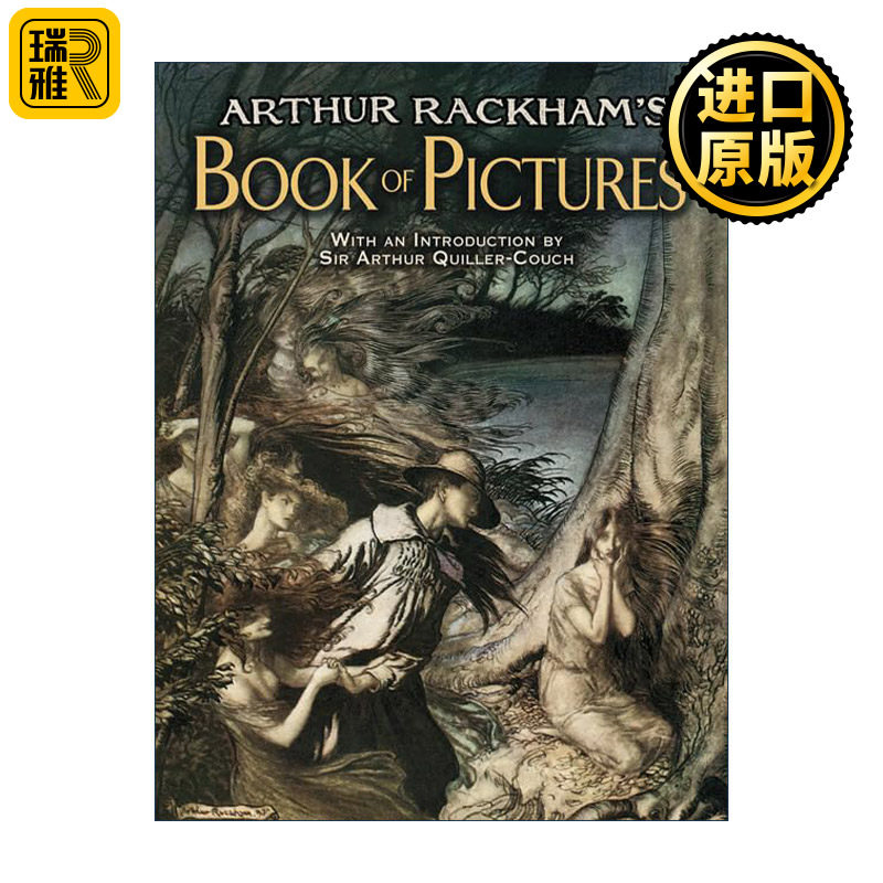 英文原版 Arthur Rackham's Book of Pictures 亚瑟·拉克姆插画集 经典童话与民间传说 穿靴子的 鹅妈妈英文版进口英语原版书籍