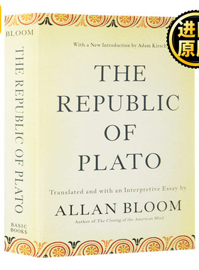 柏拉图的理想国 英文原版 The Republic of Plato 阿兰 布鲁姆翻译版 豆瓣阅读 英文版 Allan Bloom 进口英语书籍