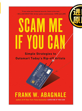 Scam Me If You Can 如果你能骗到我 防骗指南 欺诈 猫鼠游戏作者Frank W Abagnale