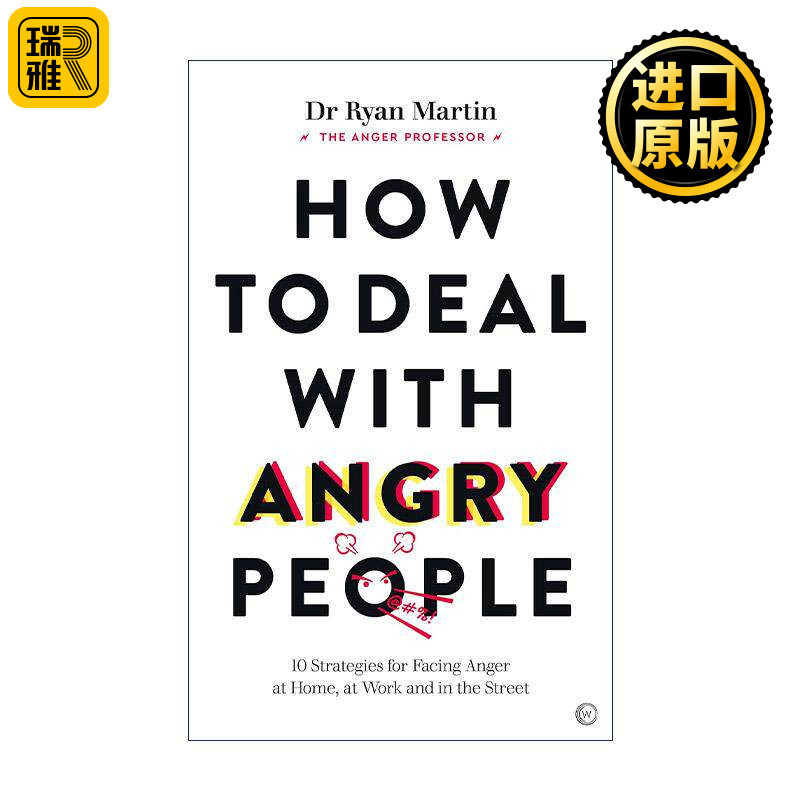 英文原版 How to Deal with Angry People 如何与易怒的人打交道 为什么我们会生气作者 英文版 进口英语原版书籍