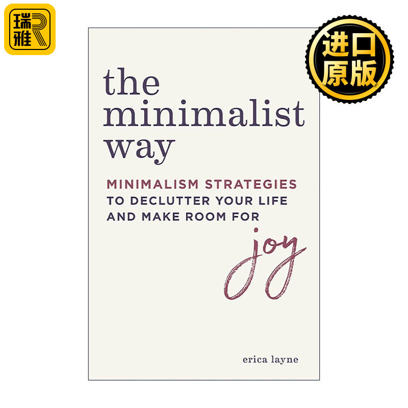英文原版 The Minimalist Way 极简主义之道 运用极简策略整理生活 为快乐腾出空间 英文版 进口英语原版书籍