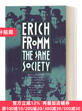 英文版 The Sane Society 健全的社会 逃避自由续集 Erich Fromm 英文原版