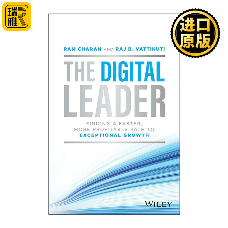 英文原版 The Digital Leader 数字领导力 企业数字化转型简洁 全新路径的指导书 精装 拉姆·查兰 英文版 进口英语原版书籍
