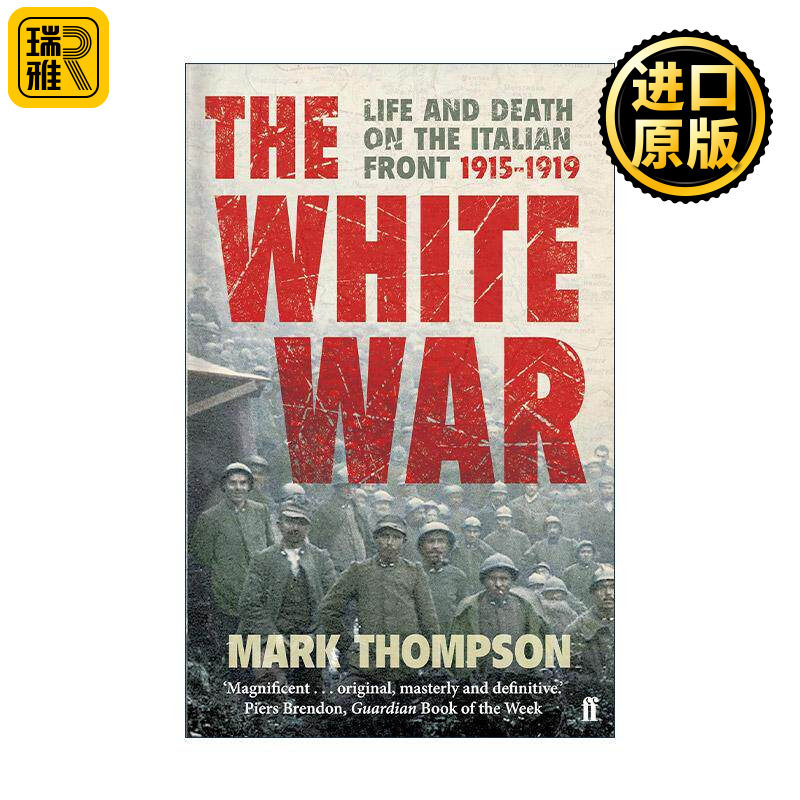 英文原版 The White War 白色战争 一战意大利前线的生与死 英文版 进口英语原版书籍
