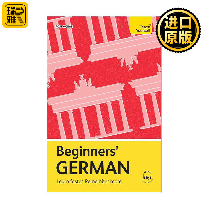 原版 Beginners’ German 德语学习入门指南 附免费音频资源 Teach Yourself 进口原版书籍