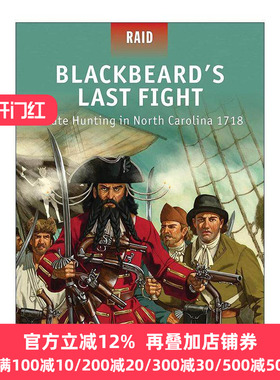英文原版 Blackbeard’s Last Fight 黑胡子的*后一战 1718北卡罗来纳捕杀海盗 战争突袭系列 英文版 进口英语原版书籍