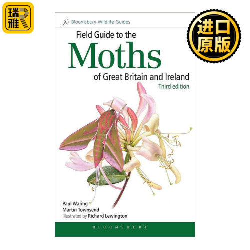 英文原版 Field Guide to the Moths of Great Britain and Ireland 英国及爱尔兰飞蛾类野外指南 英文版 进口英语原版书籍