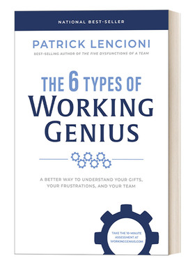 英文原版 The 6 Types of Working Genius 6 Patrick Lencioni