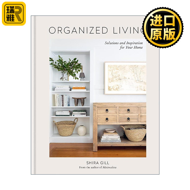 英文原版 Organized Living 井井有条 家居收纳方案与灵感 精装 英文版 进口英语原版书籍