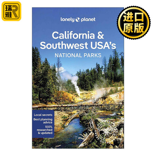 英文原版 Lonely Planet California and Southwest USA's National Parks 加州和美国西南部国家公园 英文版 进口英语原版书籍
