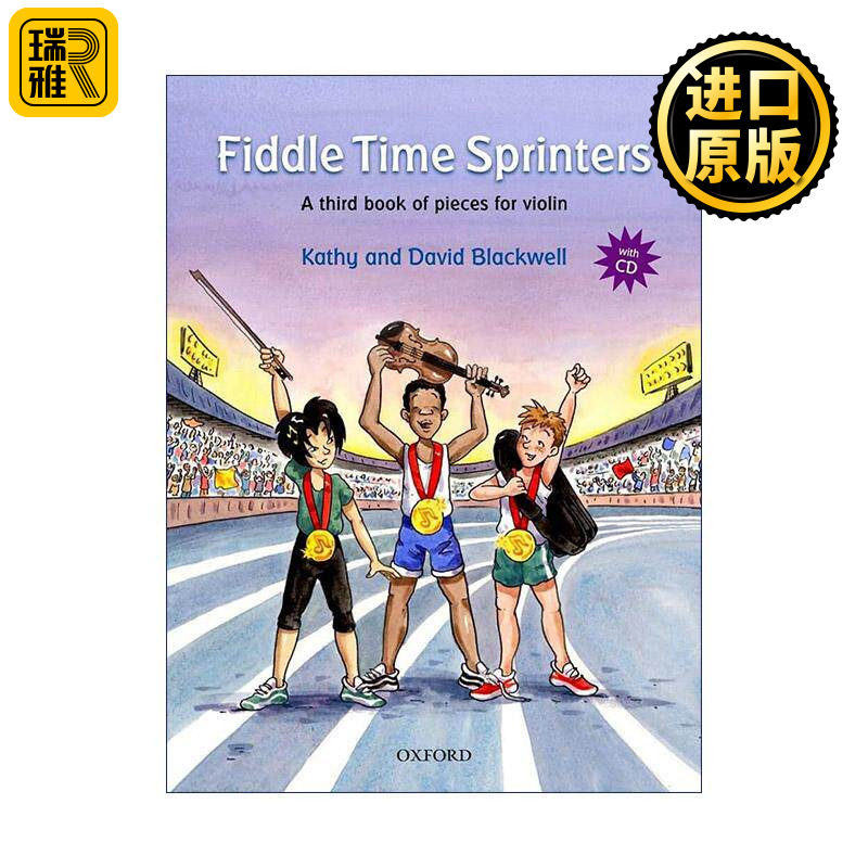 英文原版 Fiddle Time Sprinters 牛津小提琴时光 冲刺教材 入门进阶3 ABRSM英皇考级小提琴启蒙教材 英文版 进口英语原版书籍