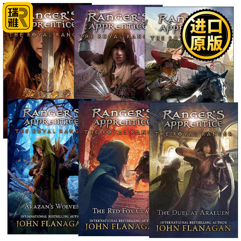 英文原版 Ranger's Apprentice The Royal Ranger 皇家骑士 游侠学徒系列1-6册 John Flanagan 英文版 进口英语原版书籍