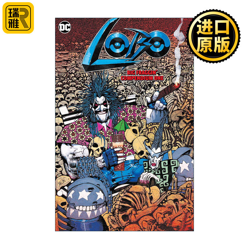 英文原版 Lobo Big Fraggin Compendium Book One 暴狼大合集汇编 卷一 DC漫画 Keith Giffen 英文版 进口英语原版书籍